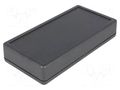 Enclosure: multipurpose; X: 65mm; Y: 130mm; Z: 25mm; 1599; ABS; black HAMMOND HM-1599BBKBAT