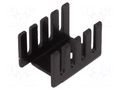 Heatsink: moulded; U; TO220; black; L: 19.05mm; W: 13.21mm; H: 12.7mm STONECOLD HS-S03