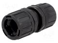 Connector; polyamide; HelaGuard; IP66; 16mm socket / 16mm socket HELLERMANNTYTON HG16-HG16