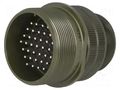 Connector: circular; plug; for cable; PIN: 37; male; soldering; 13A AMPHENOL DS3101A28-21P