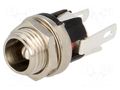 Connector: DC supply; socket; male; soldering; 5.5/2.5mm; 5.5mm CLIFF FC681446