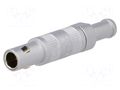Connector: coaxial; 00; plug; male; soldering; for cable; 4A; IP50 LEMO FFA.00.250.CTAC31Z