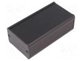Enclosure: with panel; TUF; X: 55mm; Y: 100mm; Z: 35mm; aluminium FISCHER ELEKTRONIK TUF-55-35-100-SA