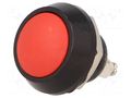 Switch: vandal resistant; Pos: 2; SPST-NO; 2A/36VDC; IP65; OFF-(ON) ONPOW V12B-10R-A