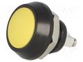 Switch: vandal resistant; Pos: 2; SPST-NO; 2A/36VDC; IP65; OFF-(ON) ONPOW V12B-10Y-A