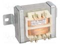 Transformer: mains; 10VA; 230VAC; 13.8V; 8.5V; 180mA; 600mA; IP00 INDEL TS10/30