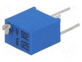 Potentiometer: mounting; multiturn; 5kΩ; 250mW; ±10%; linear; THT SR PASSIVES T67W-5K