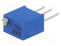 Potentiometer: mounting; multiturn; 5kΩ; 250mW; ±10%; linear; THT SR PASSIVES T67Y-5K