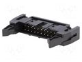 Connector: IDC; socket; male; PIN: 20; straight; THT; 2.54mm; 2x10 AMPHENOL COMMUNICATIONS SOLUTIONS T816-1-20-S1