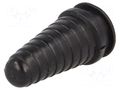 Grommet; stepped; PVC; black; Øcable: 5÷9mm; t: 3mm ESSENTRA SR1709-9