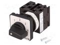 Switch: step cam switch; Stabl.pos: 7; 20A; 0-1-2-3-4-5-6; Poles: 1 EATON ELECTRIC T0-3-8244/E