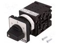 Switch: reversing star-delta cam switch; Stabl.pos: 5; 20A; 6.5kW EATON ELECTRIC T0-5-15876/E