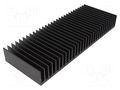 Heatsink: extruded; grilled; black; L: 75mm; W: 200mm; H: 25mm; 1.4K/W FISCHER ELEKTRONIK SK42/75/SA