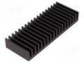 Heatsink: extruded; grilled; black; L: 37.5mm; W: 100mm; H: 15mm FISCHER ELEKTRONIK SK81/37.5/SA