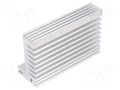 Heatsink: extruded; TO220; natural; L: 84mm; W: 55mm; H: 31mm; 5K/W FISCHER ELEKTRONIK SK610-84AL