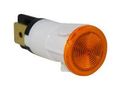 NEON INDICATOR, ORANGE, 12MM, DOME, 250V MP008575