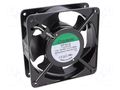 Fan: AC; axial; 115VAC; 120x120x38mm; 144.41m3/h; 48dBA; slide SUNON SP101A1123HST