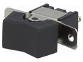 ROCKER; SP3T; Pos: 3; (ON)-OFF-(ON); 3A/250VAC; black; none; 20mΩ NINIGI RSL123A1