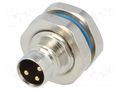 Connector: M8; male; PIN: 3; for panel mounting,screwed; socket LUMBERG AUTOMATION RSMHL3/S5.5