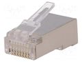 Connector: RJ45; plug; PIN: 8; shielded; Layout: 8p8c; for cable NINIGI RJ45WE