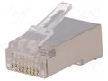 Connector: RJ45; plug; PIN: 8; shielded; 8p8c; for cable NINIGI RJ45WE