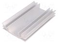 Heatsink: extruded; U; L: 120mm; W: 70mm; H: 19mm; aluminium STONECOLD RAD-A4463/120