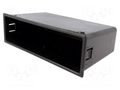 Radio box; 2 ISO; black; 58x188mm PER.PIC. RAM-40.031.2