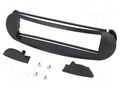 Radio frame; VW; 1 DIN; black 4CARMEDIA RAM-40.081.2