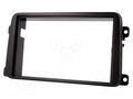 Radio frame; VW; 2 DIN; black PER.PIC. RAM-40.145.2