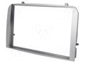 Radio frame; Alfa Romeo; 2 DIN; silver ACV RAM-40.185.2