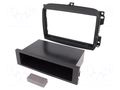 Radio frame; Fiat; 2 DIN; black PER.PIC. RAM-40.452.1