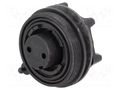 Connector: circular; socket; female; PIN: 2; 12A; 250V; IP68; UL94V-0 BULGIN PX0735/S