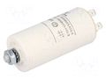 Capacitor: polypropylene; motors, run; 25uF; 470VAC; Ø45x94.5mm KEMET C274AC35250SA0J