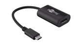 USB-C™ to DisplayPort™ Adapter, black, 0.2 m - USB-C™ plug <-> DisplayPort™ socket 38530