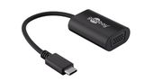 USB-C™ VGA Adapter, Black, 0.2 m - USB-C™ male > VGA female (15-pin) 38531