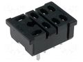 Socket; PIN: 8; 15A; 250VAC; H: 12mm; W: 22mm; PCB; for PCB; -25÷55°C OMRON PT08-0