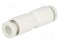 Push-in fitting; straight,inline splice; -1÷10bar; -5÷60°C SMC KQ2H04-00A