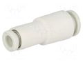 Push-in fitting; straight,reductive; -1÷10bar; polypropylene SMC KQ2H04-06A