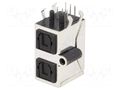 Connector: optical (Toslink); with cover; THT; screw; angled 90° CLIFF FC6842135TR