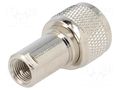 Adapter; FME male,UHF male YIZN Jiangsu Tengyu Electronics co. FME-013