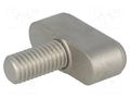 Knob wing; Ext.thread: M8; 16mm; stainless steel; W: 30mm ELESA+GANTER GN431-30-M8-16