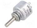 Potentiometer: shaft; single turn; 100kΩ; 1W; ±20%; 4mm; linear; THT TELPOD CW-18-100K-P4