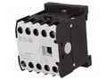 Contactor: 3-pole; NO x3; Auxiliary contacts: NO; 400VAC; 8.8A EATON ELECTRIC DILEM-10-400VAC