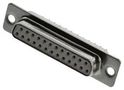D SUB CONN, RCPT, 25POS, SOLDER 173109-0128