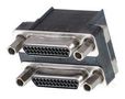 STACKED MICRO-D SUB CONN, 25P PLUG-PLUG 83619-9011