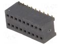 Connector: pin strips; socket; female; PIN: 18; straight; SMT; 2x9 CONNFLY DS1065-10-2X9S8BS