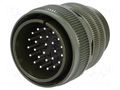 Connector: circular; plug; for cable; PIN: 26; male; soldering; 13A AMPHENOL DS3106A28-12P