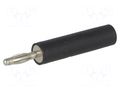Adapter; black; 70VDC; 10A; 35.5mm; Insulation: polyamide; -25÷80°C SCHÜTZINGER A20-40S-SW