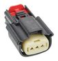 CONNECTOR HOUSING, RCPT, 3POS, BLACK 33471-3306