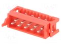 Connector: Micro-MaTch; plug; male; PIN: 10; IDC; for ribbon cable TE Connectivity AMP-8-215083-0